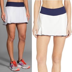 Brooks White Running Skirt Skort